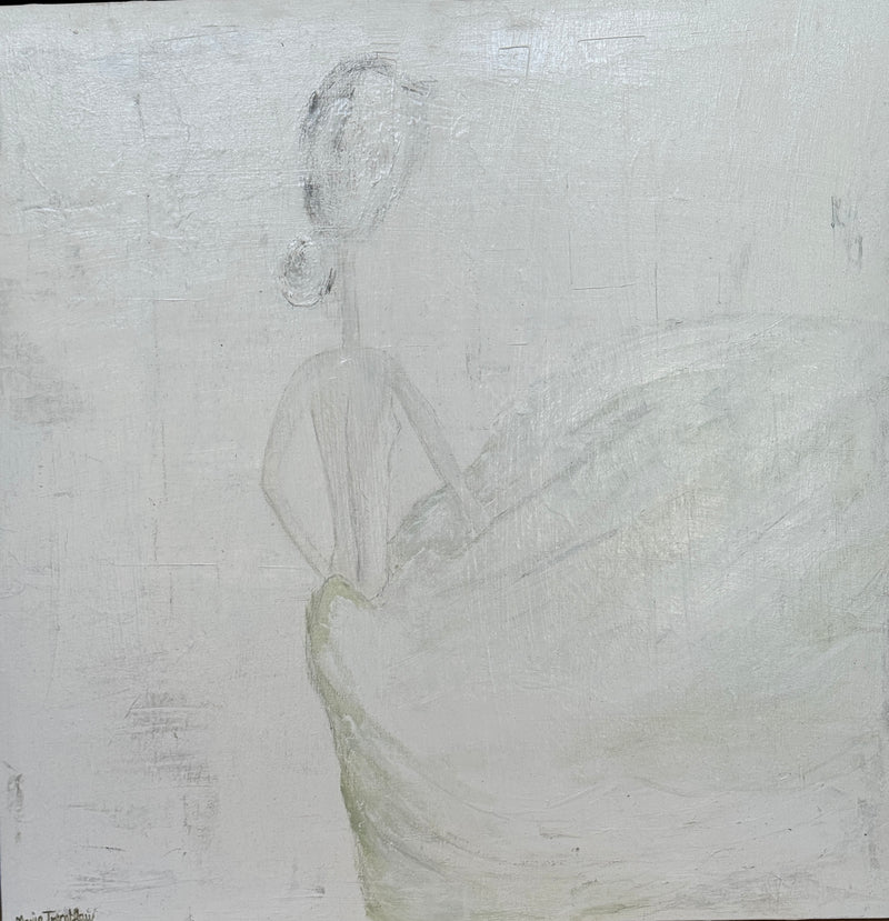Délicatesse, 24 x 24 po, acrylique